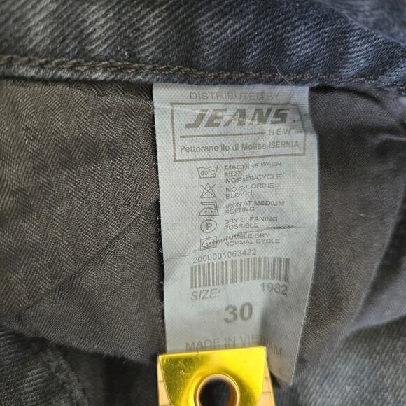 ZARA Black High Waisted Wide Leg Jeans Size 9/ 30 - Picture 5 of 11